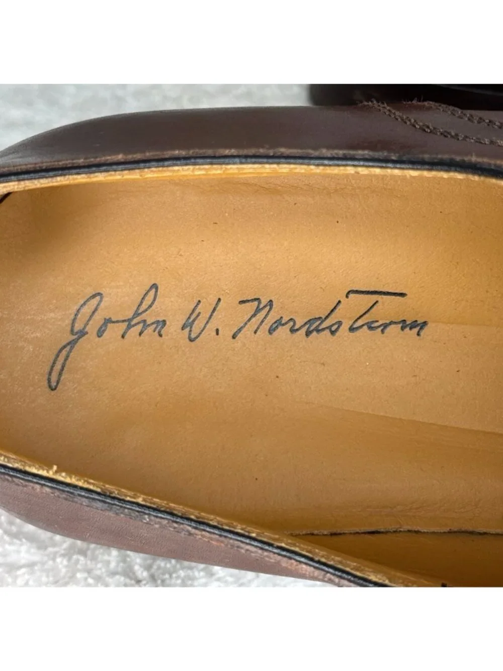 John W. Nordstrom Brown Leather Oxford Shoes Size 11 M